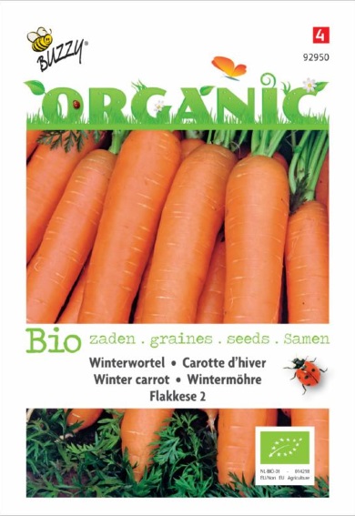 Carrot Flakkese 2 BIO (Daucus) 1500 seeds BU